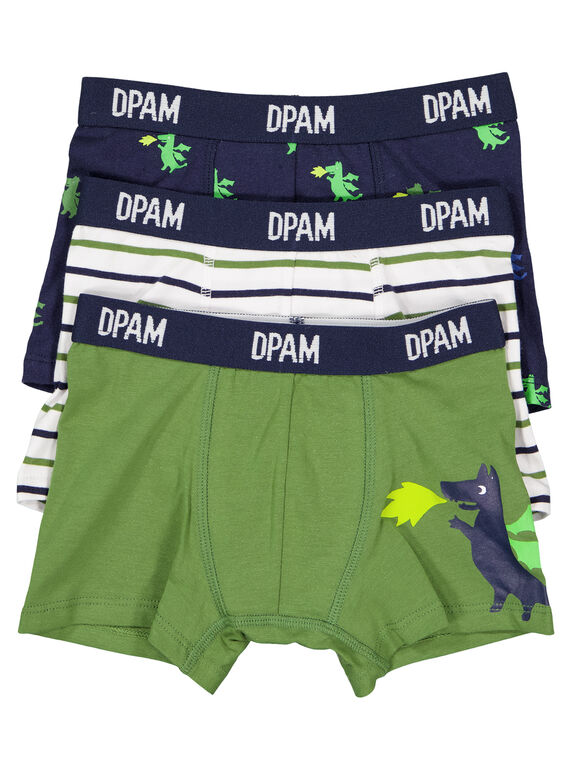 3er-Set Boxershorts GEGOBOXKAKI / 19WH1264BOX628