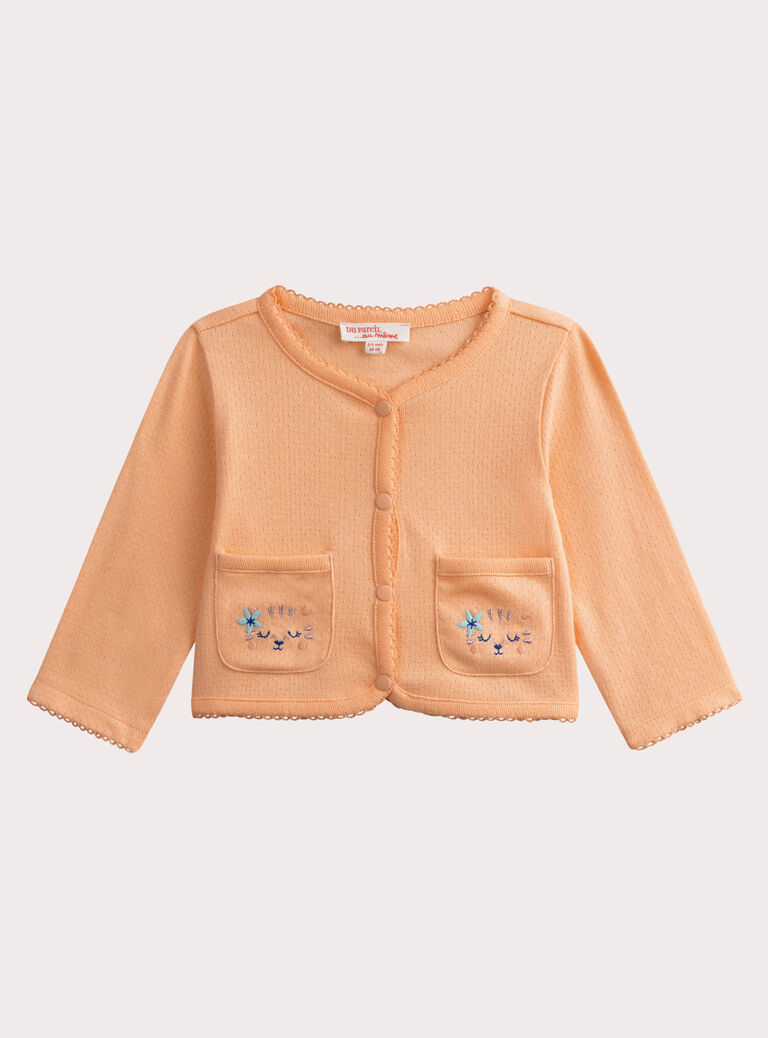 Peach CARDIGAN WITACAR / 25SG09U1CAR413