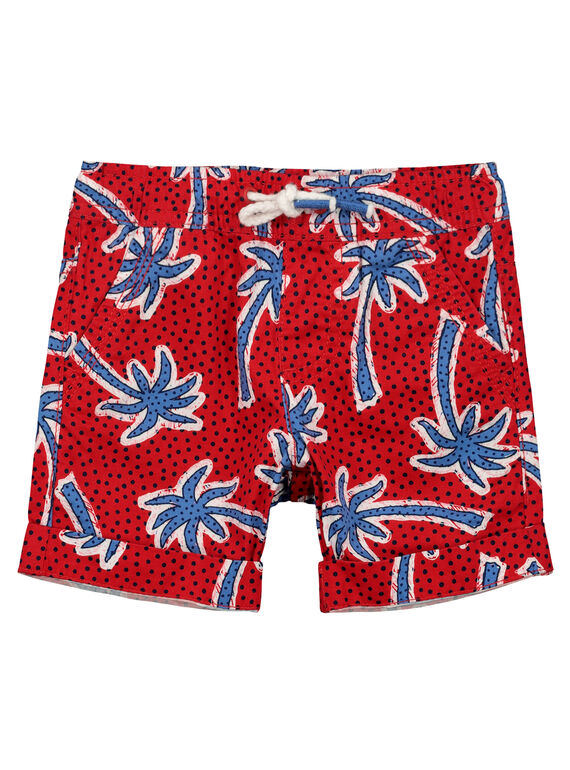 Bermuda-Shorts mit Palmen-Print für Jungen FOTOBER1 / 19S902L1BERF505