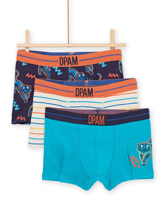 3er-Set gemischte Boxershorts PEGOBOXTIG / 22WH1245BOXJ920