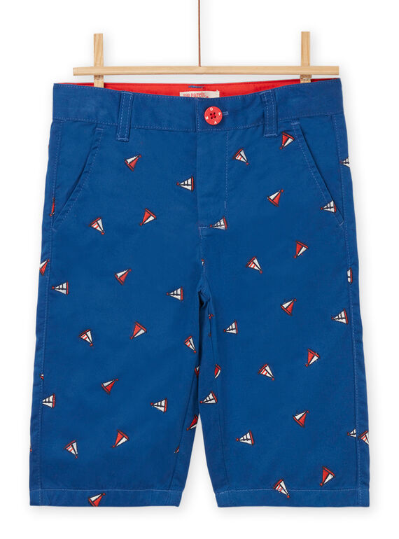Bermudashorts mit kleiner Schiffsstickerei ROBLEBER1 / 23S90231BERC204