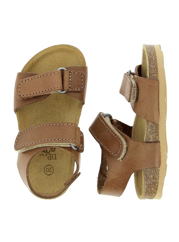 Baby boys' leather sandals CBGNUVEL1 / 18SK38W8D0E804