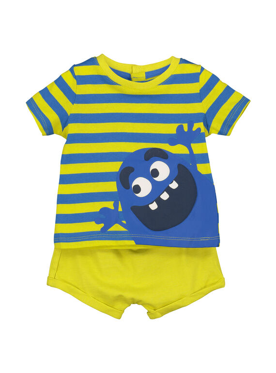 Set mit T-Shirt und Shorts für Babys Jungen FUPLAENS1 / 19SG10P1ENS099