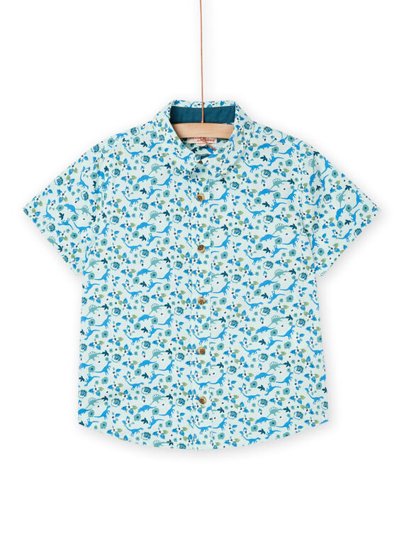 Opalinisches Hemd mit Dinosaurierdruck ROBUSHIRT / 23S90241CHMG622