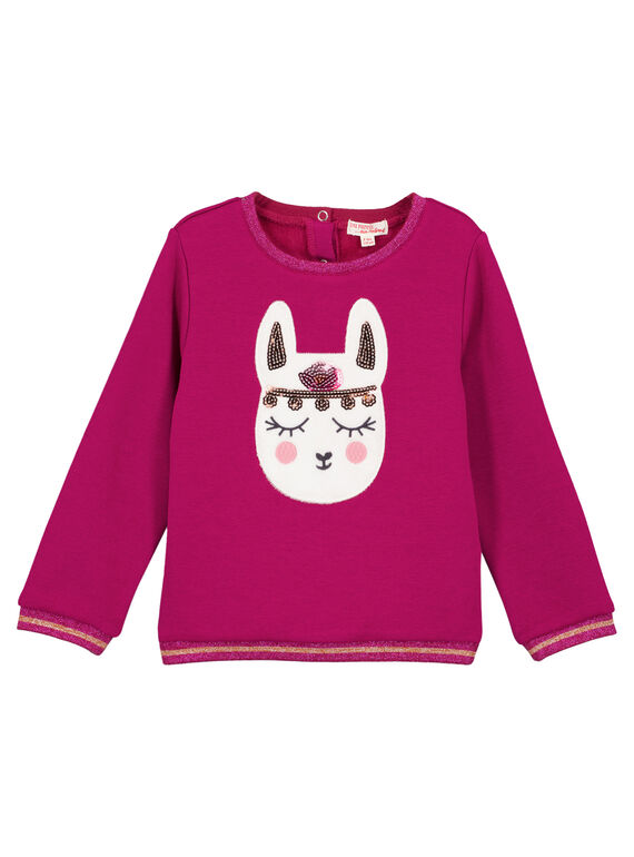 Gefüttertes Sweatshirt mit Pelzeffekt GABRUSWEA / 19W901K1SWE718