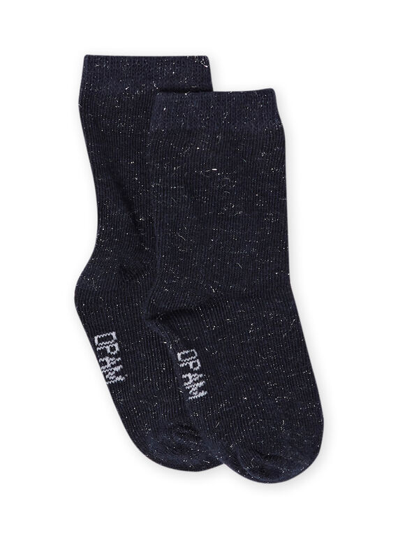 Baby Mädchen marineblaue Socken MYIJOSOQLU2 / 21WI0917SOQ070