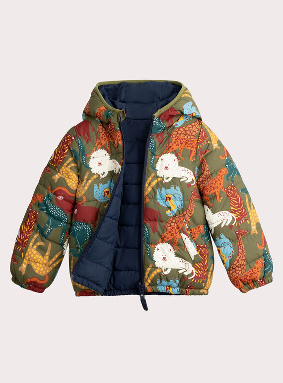 Umkehrbare Daunenjacke für Jungen VOGROBLOU2 / 24W902E2BLO604