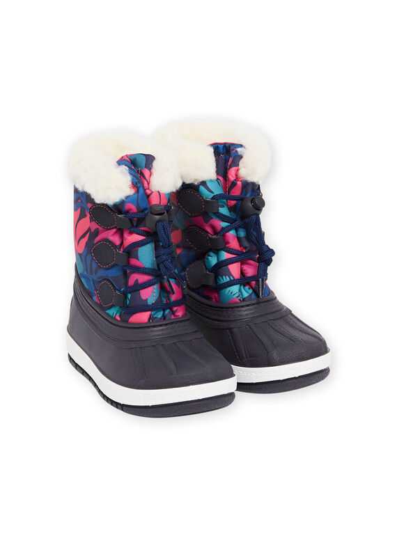 Geschnürte Bergstiefel Kind Mädchen MAMONTFEUILLE / 21XK3591D3N070