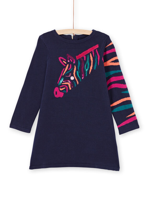 Baby Mädchen navy blau Kleid MATUROB3 / 21W901K1ROB070