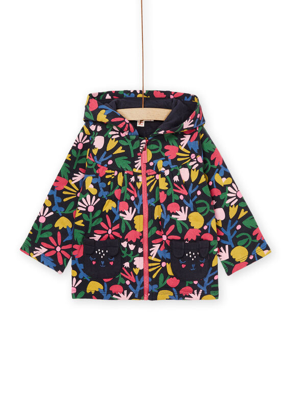 Kapuzenjacke mit Blumenprint PIMUHOJOG / 22WG09R1JGHC243