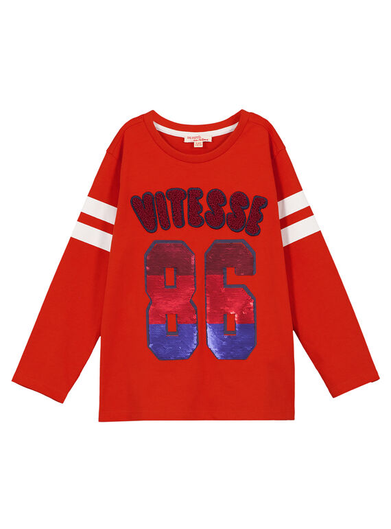 Langärmeliges T-Shirt Orange GOSANTEE2 / 19W902C1TML405