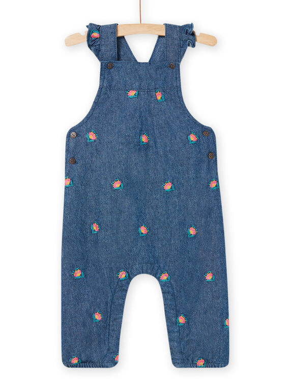 Baby Mädchen mittlerer Denim-Overall NIGASAL / 22SG09O1SALP274