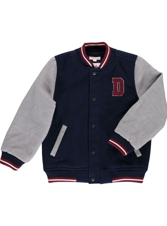 Boys' bomber jacket DOROUBLOU3 / 18W90263BLO705