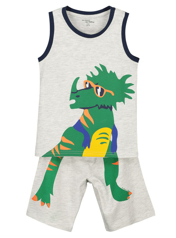Kurzer Pyjama mit Dinosaurier für Jungen FEGOPYCTRI / 19SH12H5PYJJ906