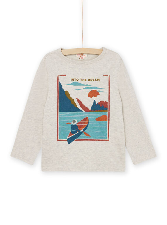 Langärmeliges T-Shirt mit See-Motiv POPRATEE2 / 22W902S4TML008