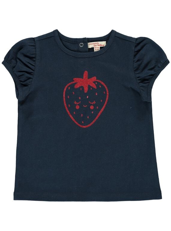 Baby girls' short-sleeved T-shirt CIJOTI3 / 18SG09R3TMC705