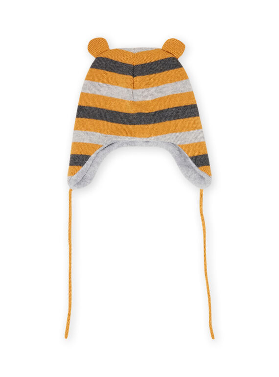 Baby Junge gestreifte Strickmütze MYUGROBON2 / 21WI1061BONJ920