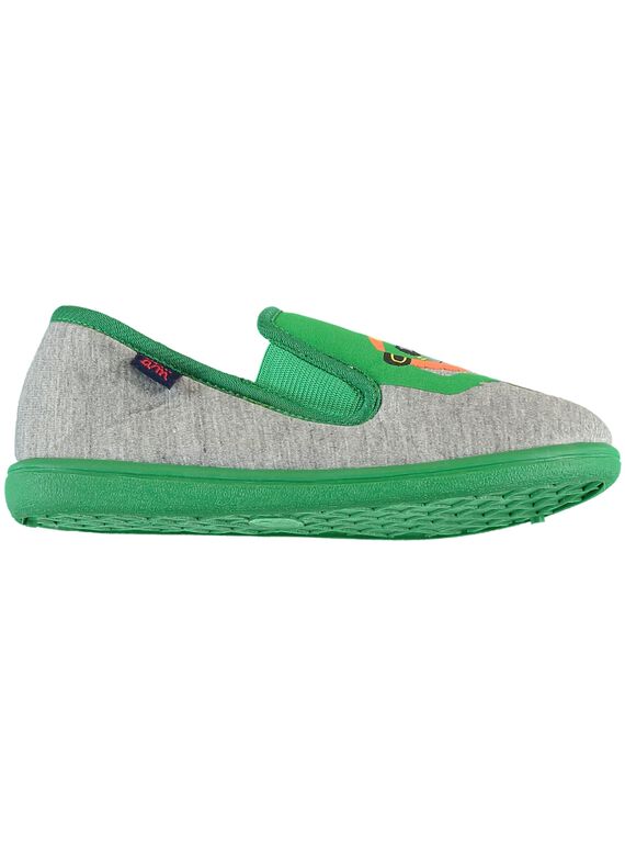 Grau chinierte Hausschuhe JGSGSINGE / 20SK36Y3D0B943