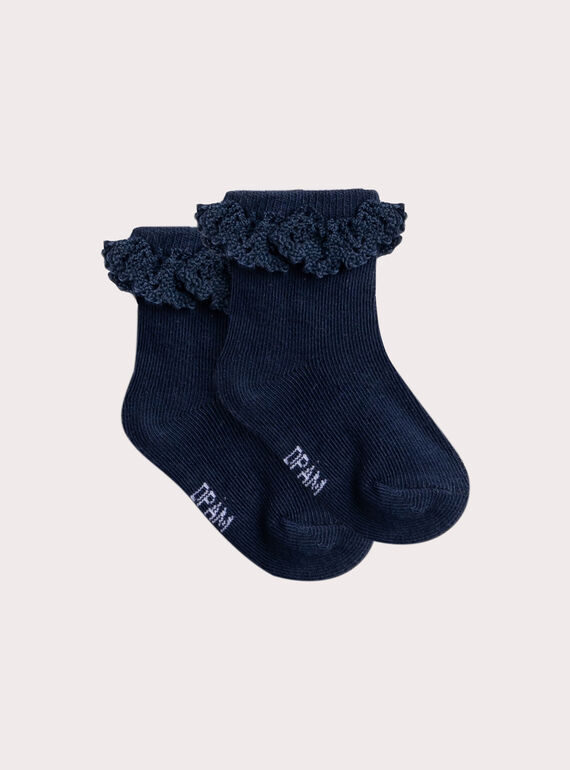 Marine Rüschensocken für Baby Mädchen  VYIJODEN2 / 24WI09G4SOQC205