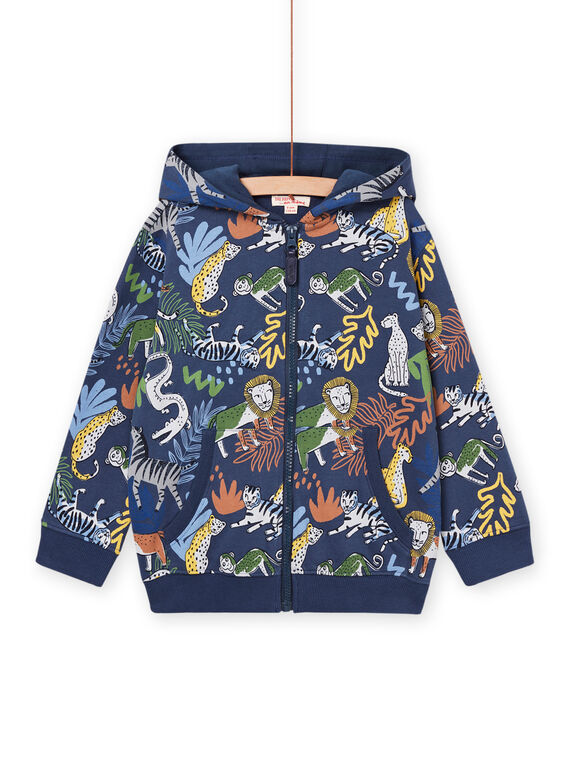 Kapuzen-Sweatshirt mit Dschungel-Print POMOGIL / 22W902N1GIL622