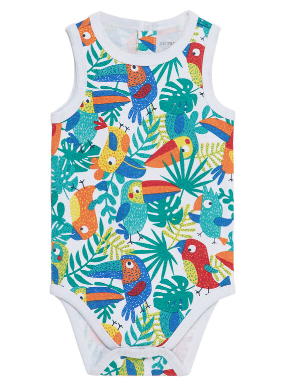 Baby-Body mit tanktopartigen Armausschnitten für Jungen JEGABODTOU / 20SH14V3BDL000