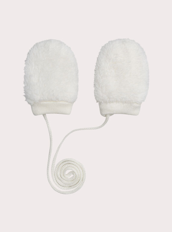 Off white GLOVES & MITTENS XYUGROMOU / 25WI10J1GAN009