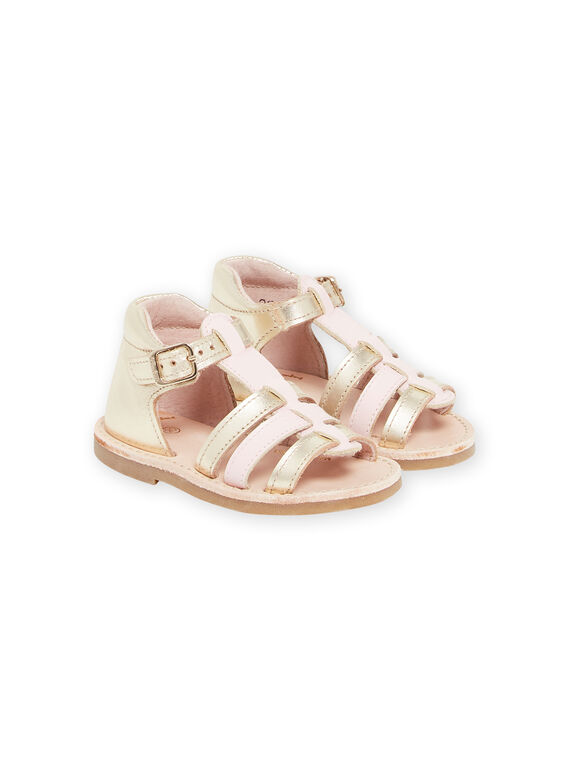 Baby Mädchen goldene Sandalen NISANDIRIS / 22KK3741D0E954