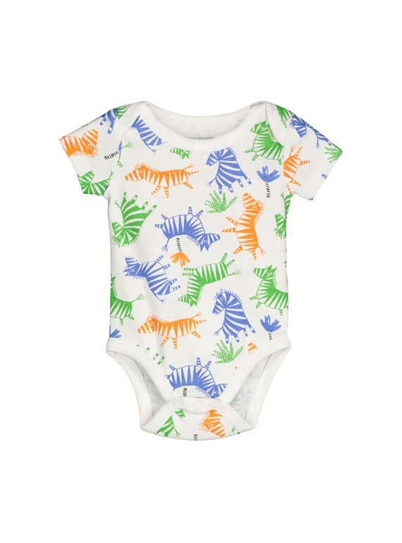 Kurzärmeliger Body für Babys Jungen FEGABODZEB / 19SH1452BDL099