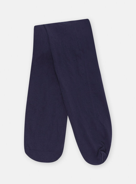 Marineblaue Strumpfhose, Mädchen SYAJOSCOL9 / 23WI01M1COL070