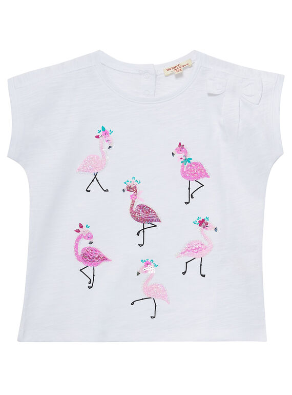 Weißes kurzärmeliges T-Shirt JAPOETI1 / 20S901G2TMC000