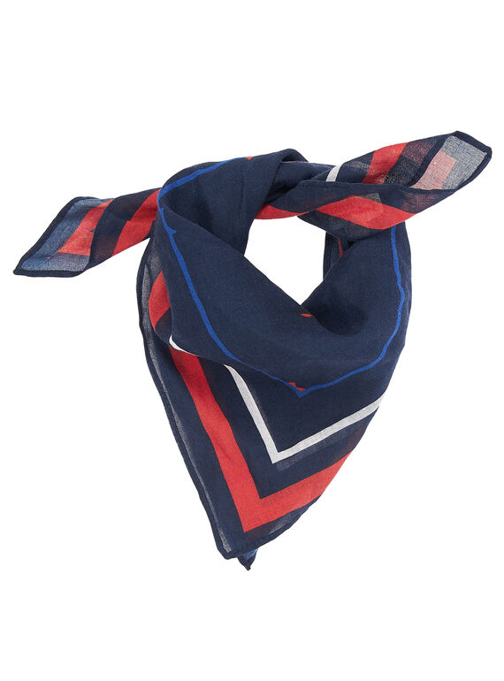 Marineblaues Kinderstirnband für Jungen, mit Muster JYOWEBAN / 20SI0291FOU705