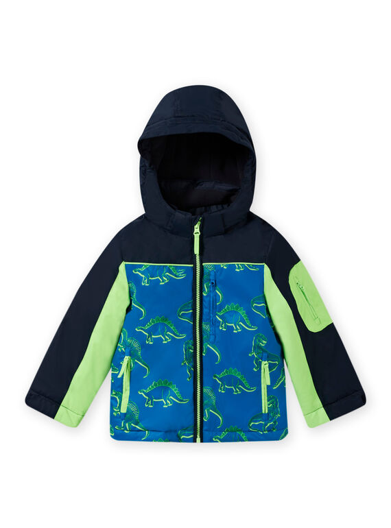 Dreifarbige Jacke mit Dinosaurier-Aufdruck MOSKIPAR / 21W902R1ANOC221