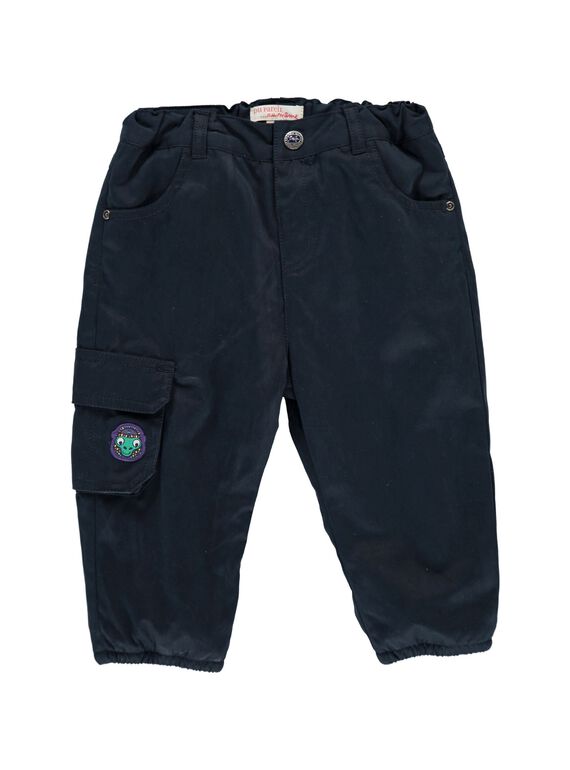 Baby boys' polar fleece lined trousers DUVIOPAN / 18WG10H1PAN717