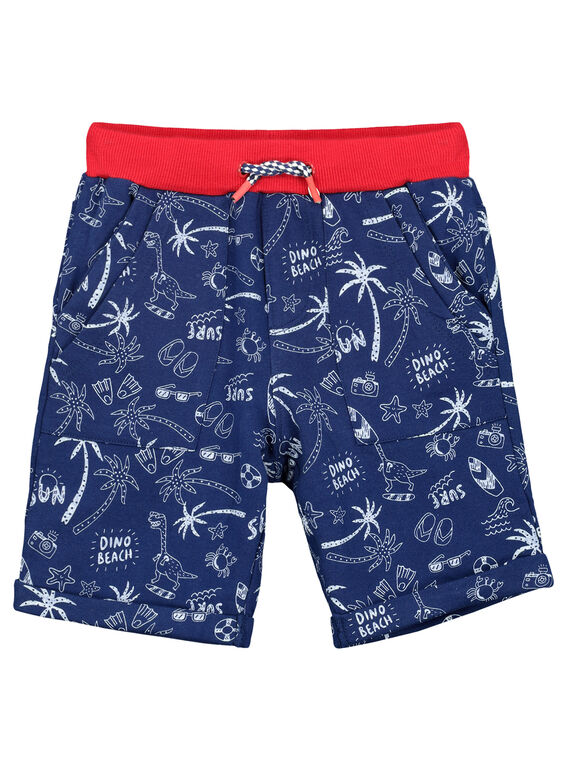 Bermuda-Shorts aus Fleece für Jungen FOTOBER4 / 19S902L4BERC204