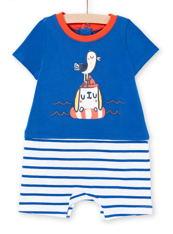 Baby Boy's Striped Short Jumpsuit LEGAGREMAR / 21SH14C4GREC238