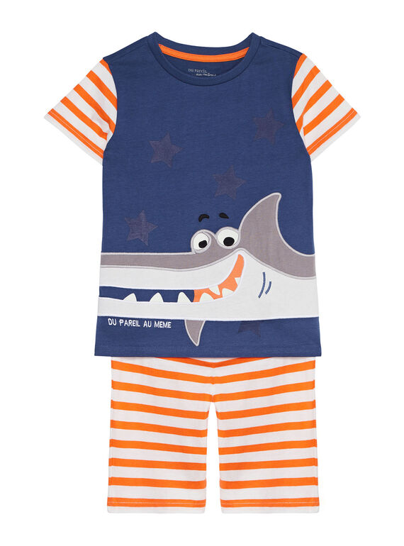 Kinder-Kurzpyjama aus Jersey für Jungen JEGOPYCREQ / 20SH1229PYJ205