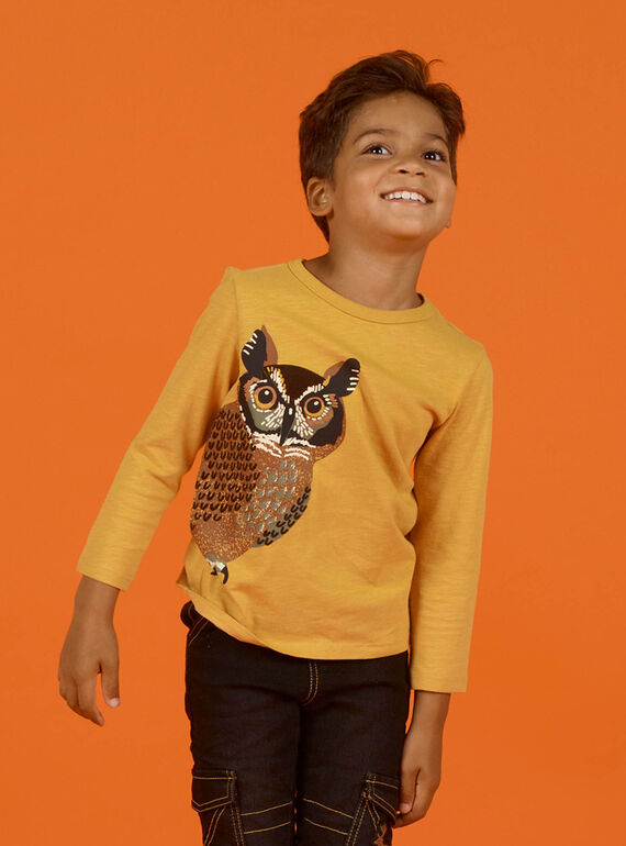 Baby Boy T-Shirt gelb MOSAUTEE1 / 21W902P3TMLB107