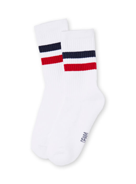 Weiße Socken Kind Junge LYOHACHO1 / 21SI02X1SOQ000