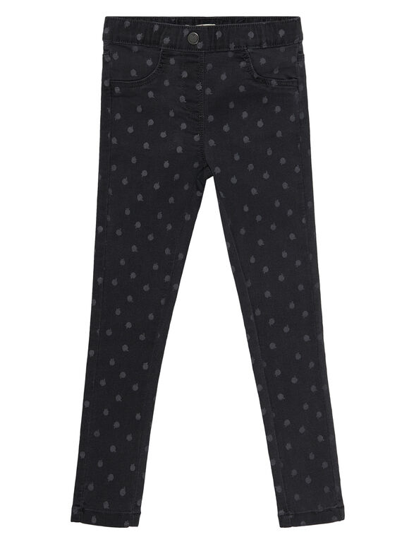 Anthrazitgrau chinierte Hose JAJOJEG4 / 20S90154D2B944