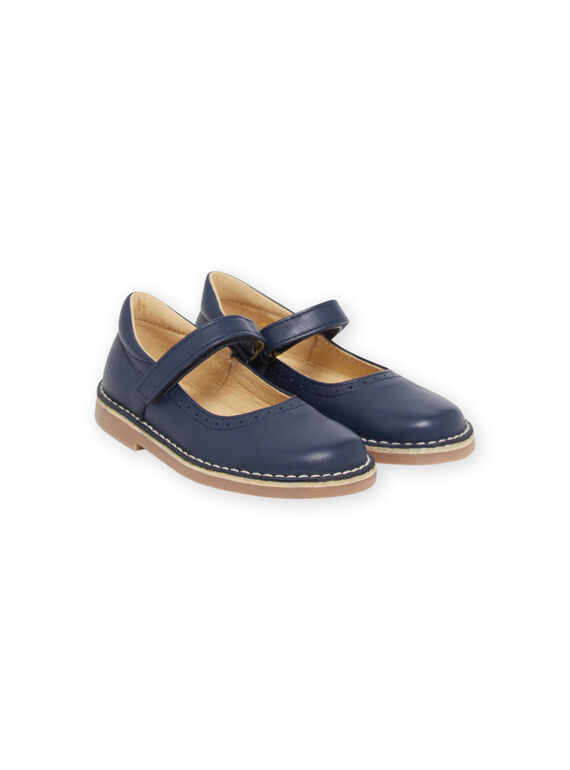 Marineblaue Pumps für Kind Mädchen NABABPERFM / 22KK3554D13070