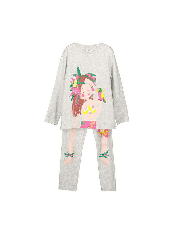 Pyjama aus Baumwolle für Mädchen FEFAPYJTAH / 19SH1173PYG943