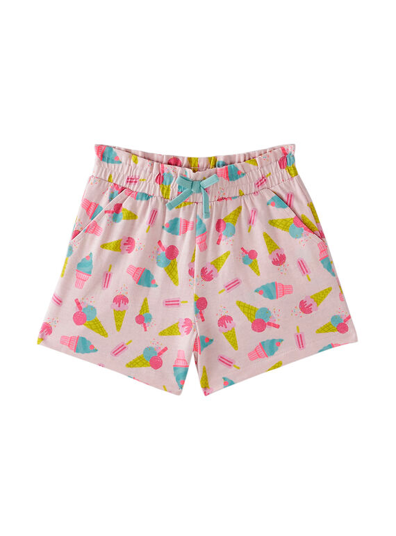 Jersey-Shorts mit Eiscreme-Druck JAJERSHORT2 / 20S901T3D30301
