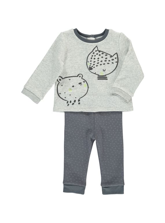 Unisex babies' fleece set DOU2ENS2 / 18WF05M2ENS943