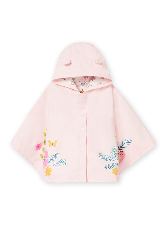 Puderrosa Umhang für Baby Mädchen NIGACAP / 22SG09D1CPED327