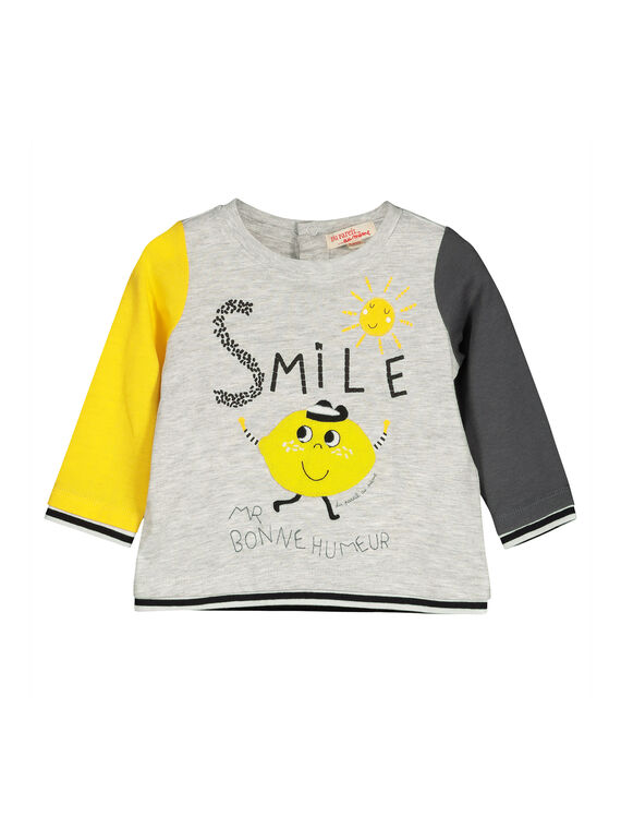 Langärmeliges Baby-T-Shirt für Jungen FULITEE1 / 19SG1021TMLJ906