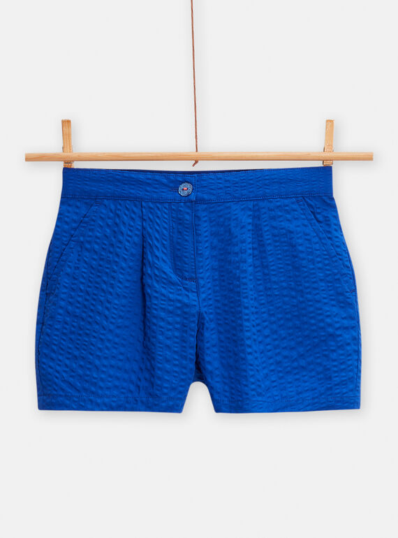 Blaue Shorts für Mädchen TAPASHORT / 24S90121SHOC207