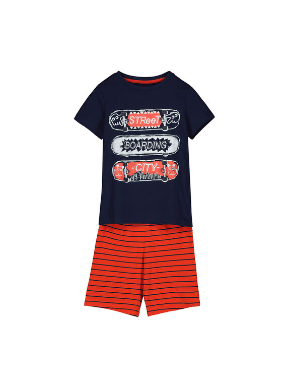 Kurzer Pyjama aus Baumwolle für Jungen FEGOPYCSKA / 19SH1295PYJ070