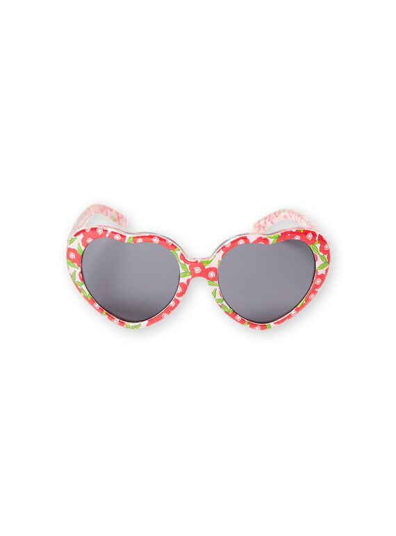 Rosa und grüne Sonnenbrille Kind Mädchen LYAMERLUN1 / 21SI01D1LUN309