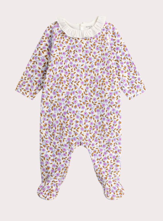 Blumen-Sammuillère aus Samt für Baby Mädchen VEFIGREIND / 24WH1393GRE001