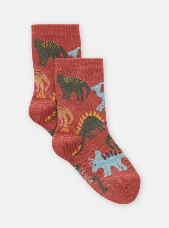 Socken mit Dinosaurier-Druck für Jungen TYOJOCHO9 / 24SI0287SOQ313